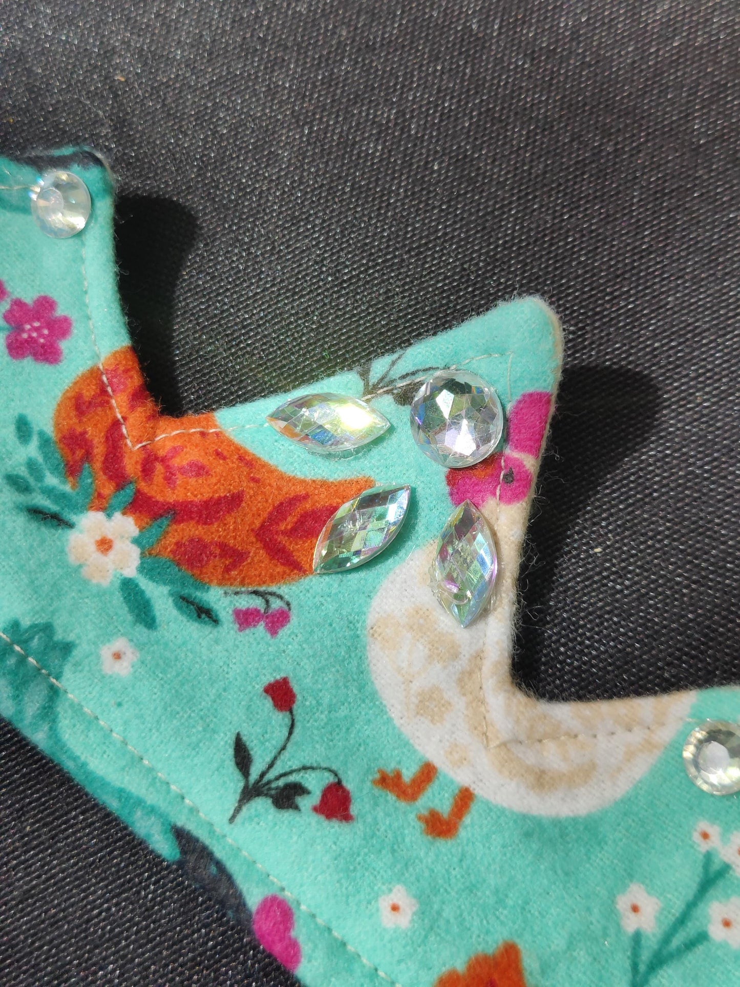 Handmade Chicken Fabric Crown: Farmyard Birthday